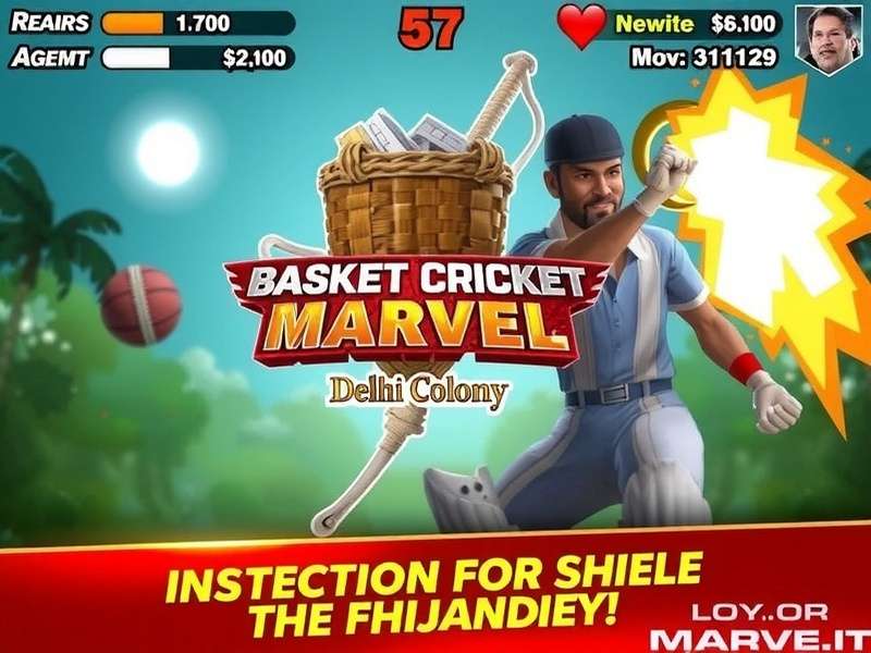 Basket Cricket Marvel Delhi Colony Gameplay